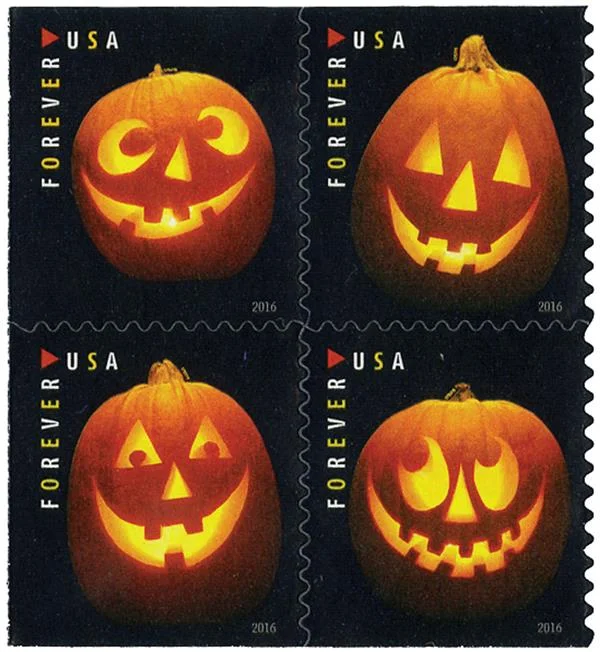 Jack-O??-Lanterns Forever Stamps