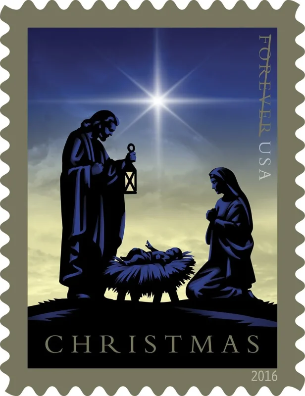 Traditional Christmas: Nativity Forever Stamps
