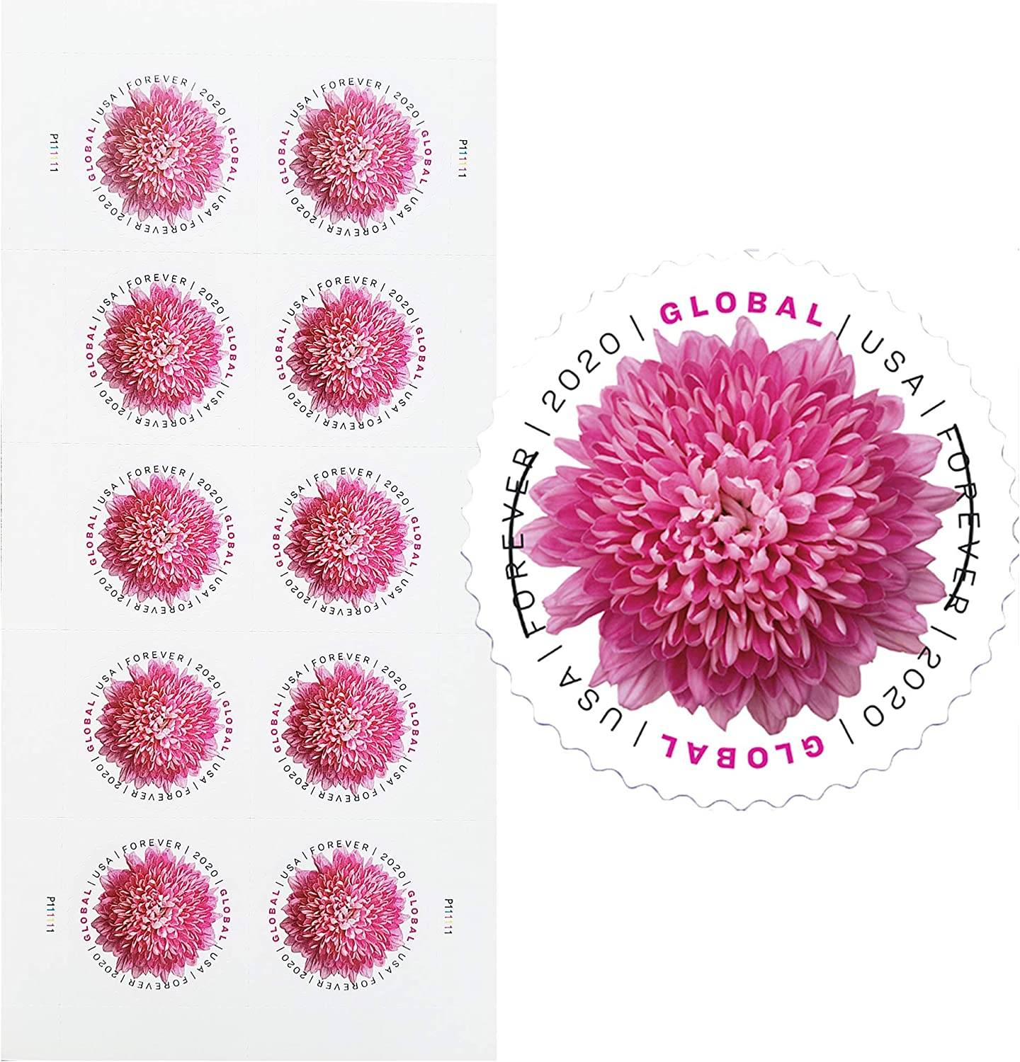 Global: Chrysanthemum Forever Stamps