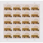 2023 School Bus forever stamps