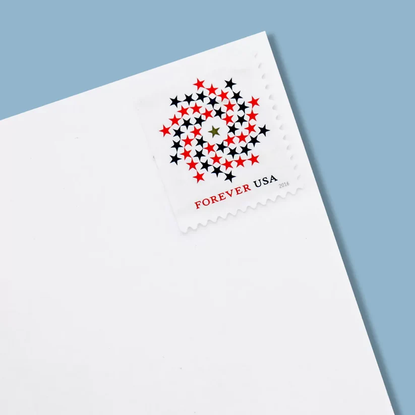 2016 Patriotic Spiral Forever First Class Forever Stamps