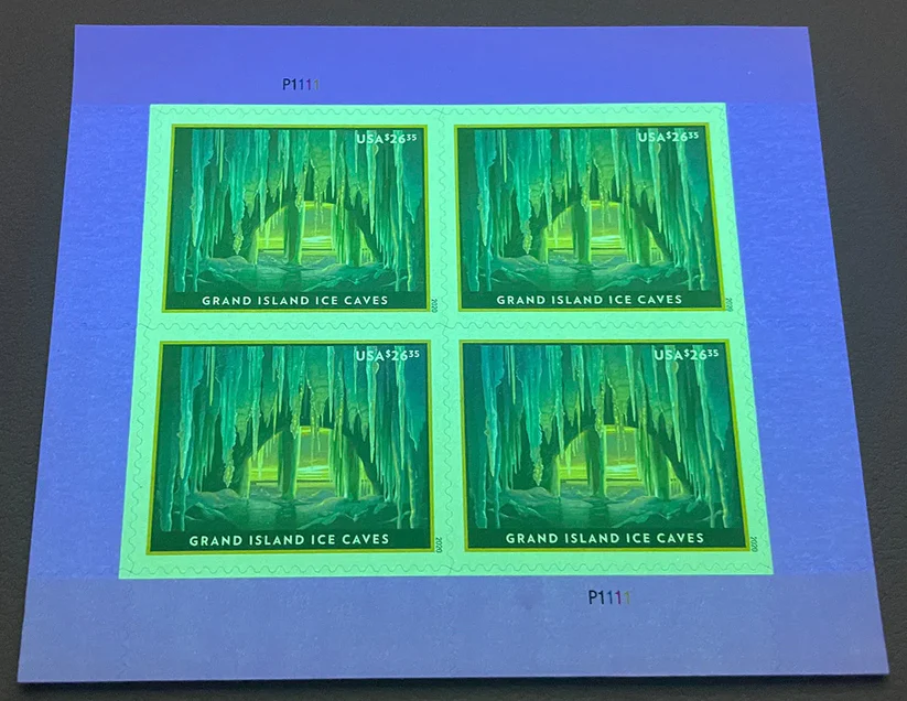 2020 Grand Island Ice Cave Express Priority Stamps