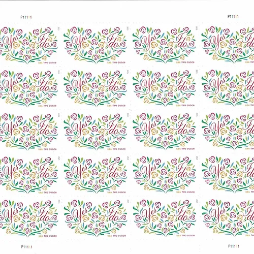 Yes, I Do Stamps 2015 Two-Ounce Forever Stamps