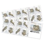 Otters in Snow Forever Stamps
