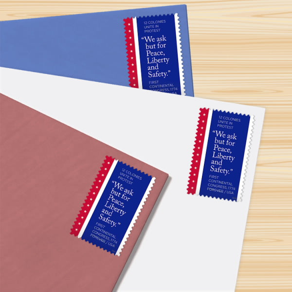 2024 First Continental Congress, 1774 Stamps