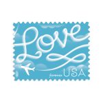 2017 Love Series: Airplane Skywriting Love Forever First Class Postage Stamps