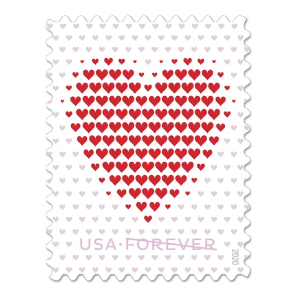 Made of Hearts Forever Stamps