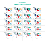 Thank You, Healthcare Community 2024 Stamps