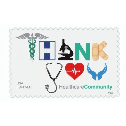 Thank You, Healthcare Community 2024 Stamps