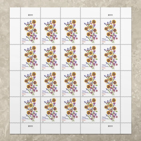 Sunflower Bouquet Forever Stamps Two Ounce