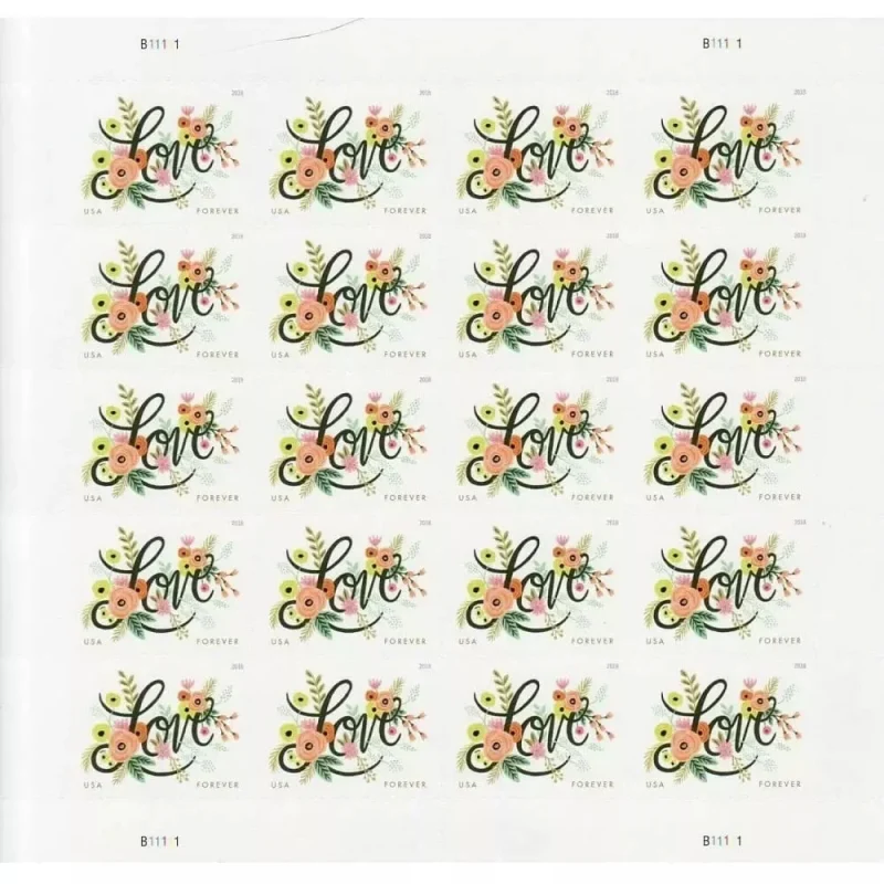 Love Flourishes Forever Stamps