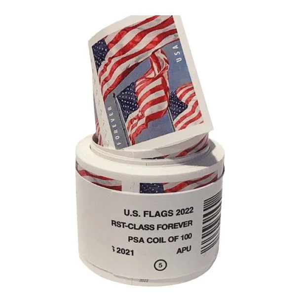 U.S. Flag 2022 Forever Stamps_Rolls
