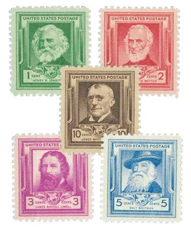 Poets on USPS Stamps 663x800