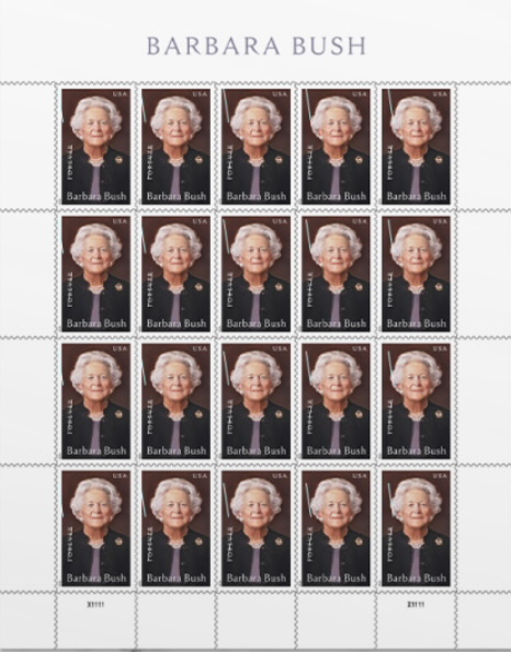 2025 Barbara Bush Forever Stamps – 100 Stamps