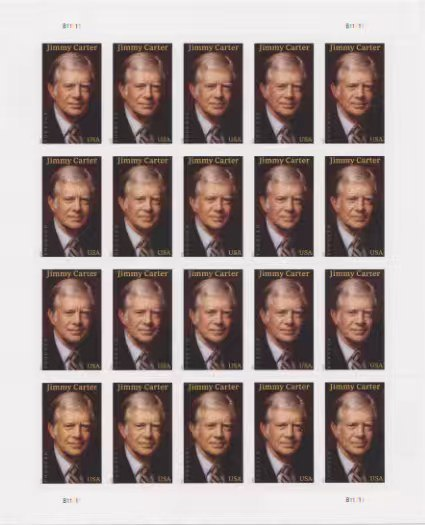 2025 Jimmy Carter Forever Stamps – 100 Stamps