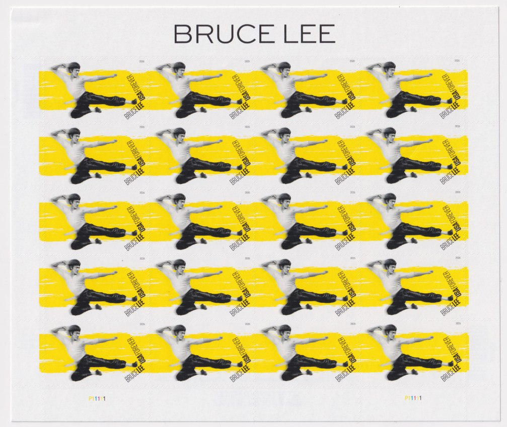 2026 Bruce Lee Forever Stamps – 100 Stamps