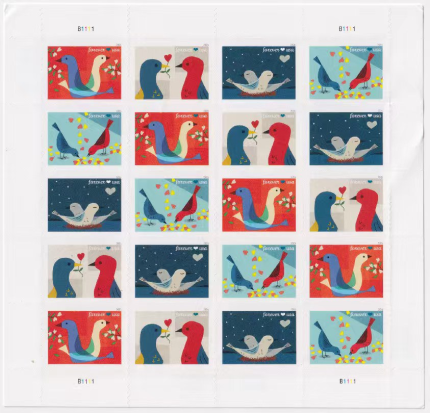 2026 Love Forever Stamps – 100 Stamps