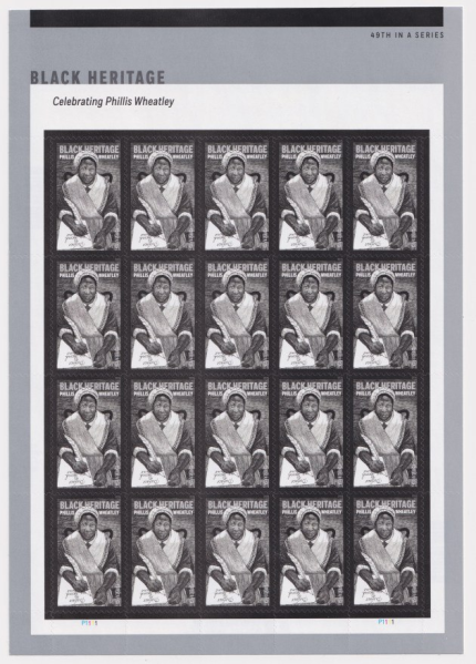 2026 Phillis Wheatley Forever Stamps – 100 Stamps