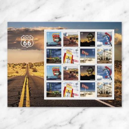 2026 Route 66 Forever Stamps – 80 Stamps